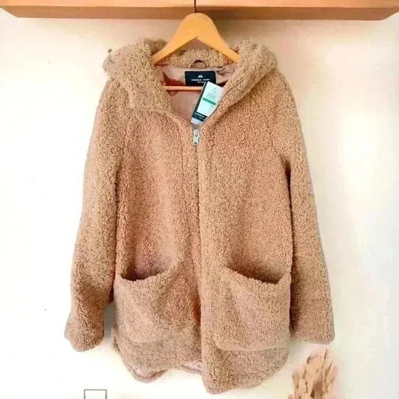 Marc New York Jackets & Blazers - Marc New York Teddy Faux Sherpa Parka L